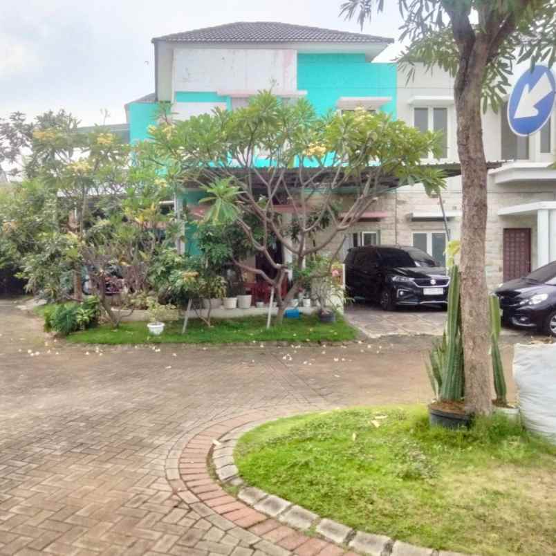 puri surya jaya rumah hook 2 lantai row jalan 12m nego