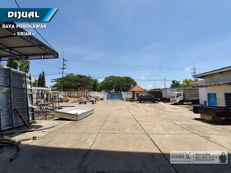 ruko gudang kantor jl raya ponokawan krian