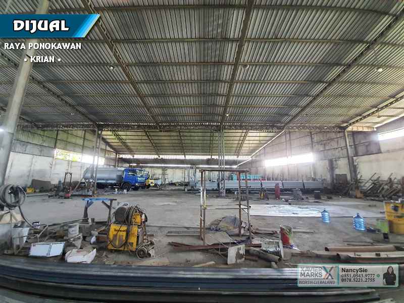 ruko gudang kantor jl raya ponokawan krian