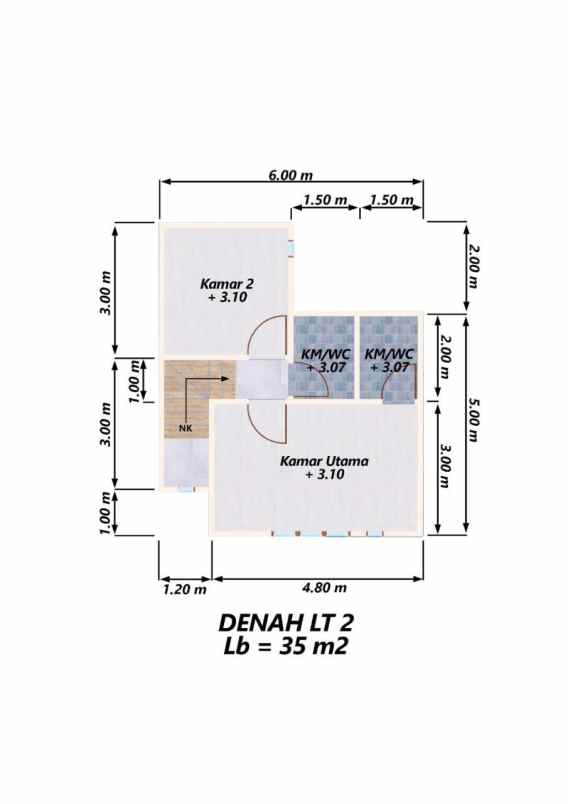 rumah cluster 800 jt an di jatimulya cilodong depok