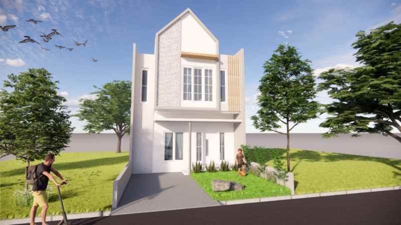 rumah cluster 800 jt an di jatimulya cilodong depok