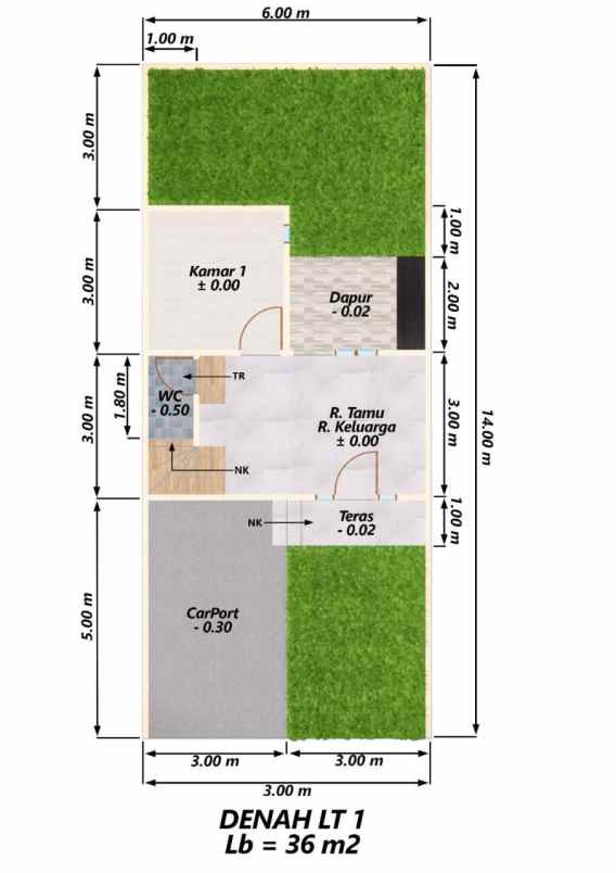 rumah cluster 800 jt an di jatimulya cilodong depok