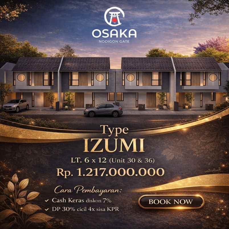 rumah hunian nyaman dijual