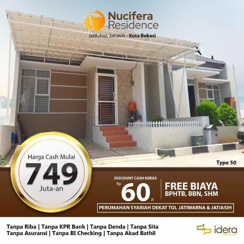 rumah jatiluhur kec jatiasih bekasi