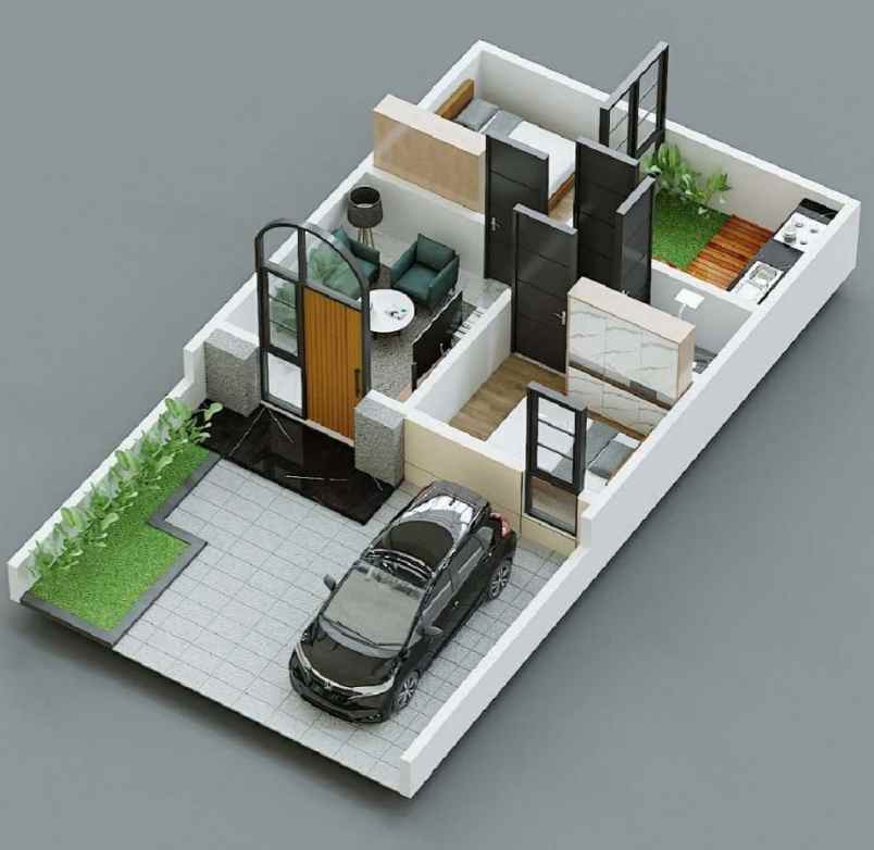 rumah minimalis modern junrejo kota batu