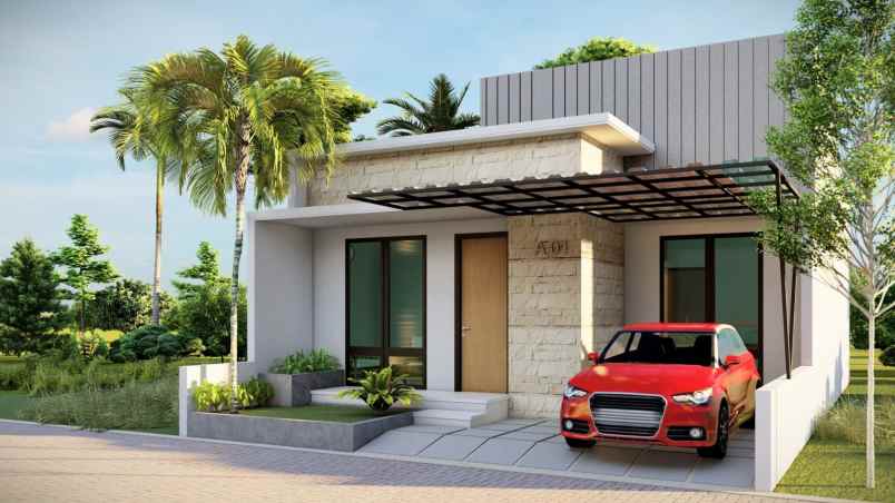 rumah modern murah dekat perum merapi view