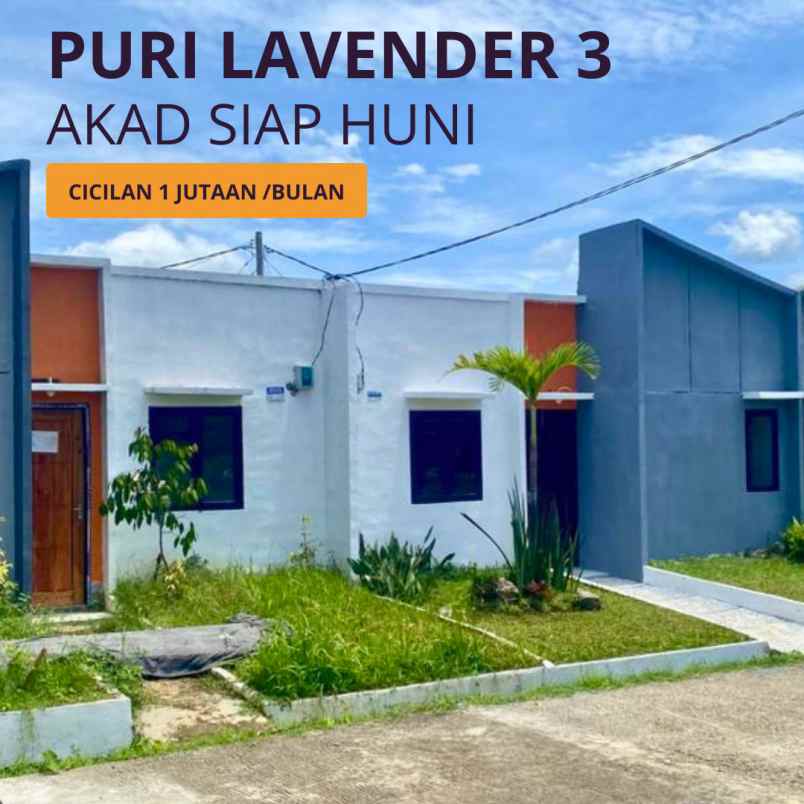 rumah murah siap huni cicilan 1 jutaan flat