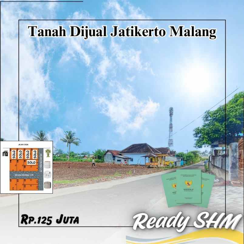 tanah shm di kepanjen jatikerto