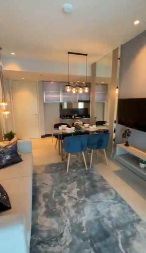 apartemen amor 2br full furnish mewah siap huni