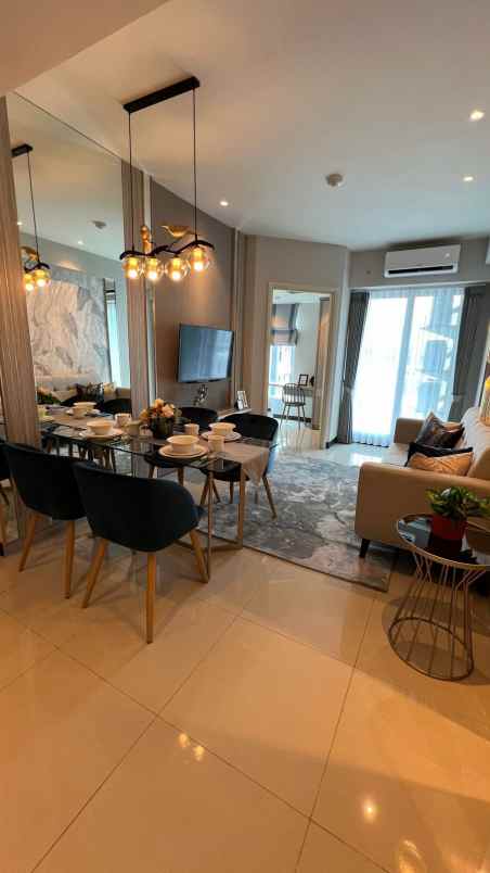 apartemen amor 2br full furnish mewah siap huni