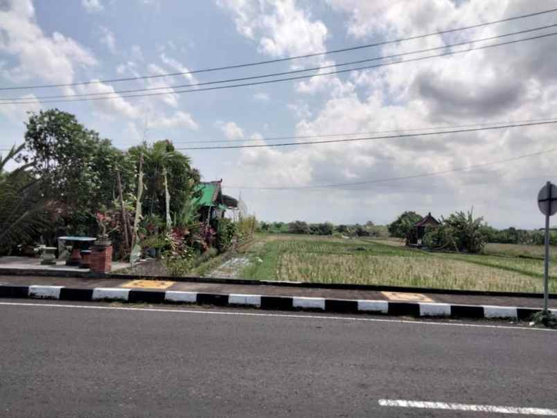 dijual 17 are jl raya tanah lot beraban kediri tabanan
