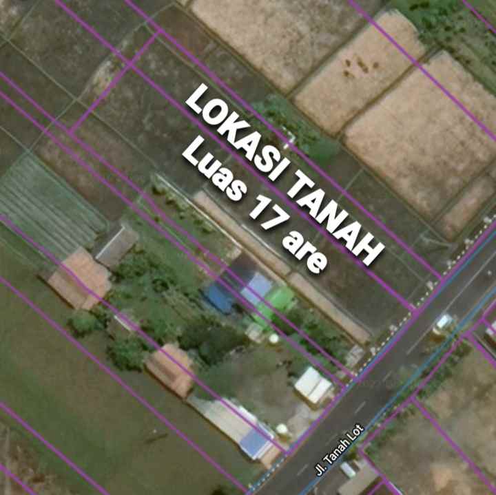 dijual 17 are jl raya tanah lot beraban kediri tabanan