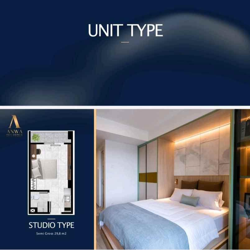 dijual apartemen anwa bintaro harga perdana