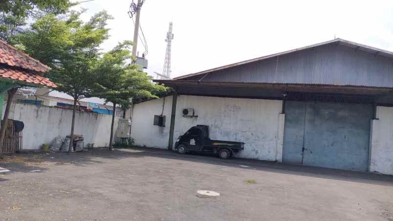 dijual gudang lokasi strategis di jl ki ageng tapa