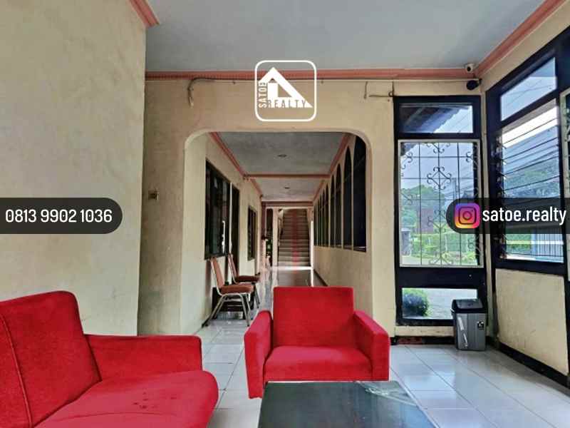 dijual hotel jl raya puncak cisarua kab
