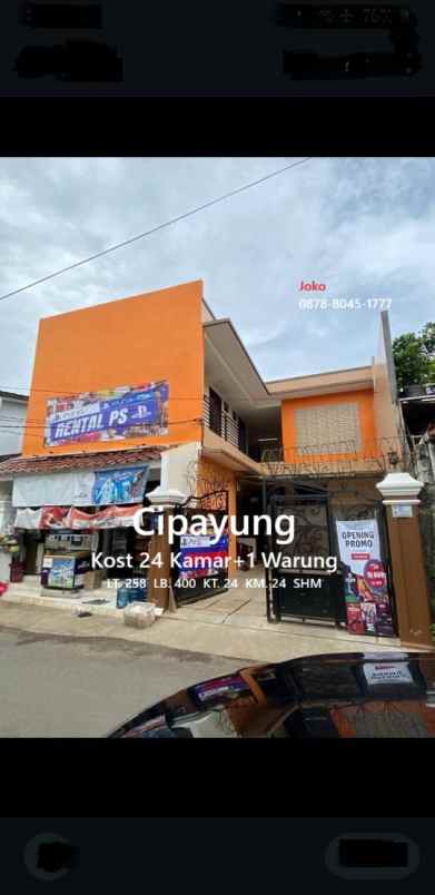 dijual kost cipayung