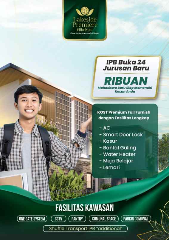 dijual kost dramaga bogor jawa barat