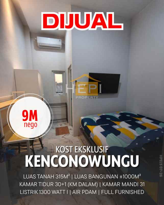 dijual kost eksklusif di kenconowungu semarang