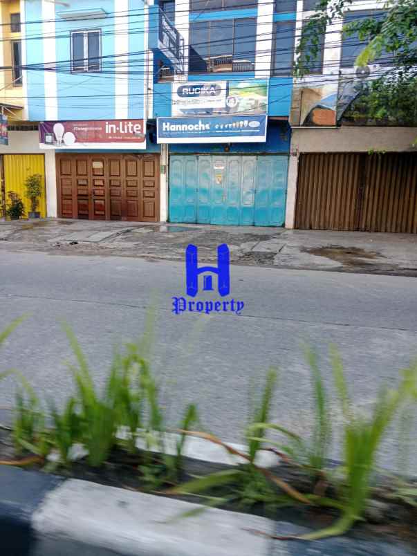 dijual ruko di jalan lintas mandala by pass medan