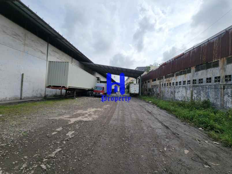 dijual ruko gudang kantor jalan kl yos sudarso dekat