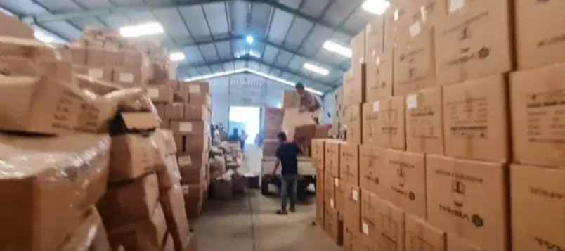 dijual ruko gudang kantor pergudangan sentra kosambi