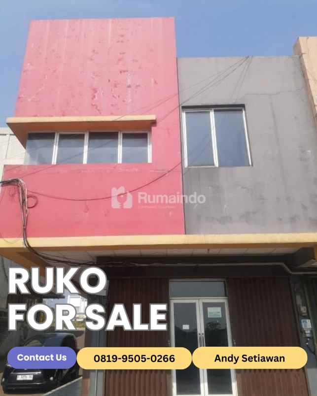 dijual ruko gudang kantor soho green valley