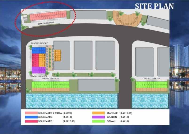 dijual ruko osaka pik 2