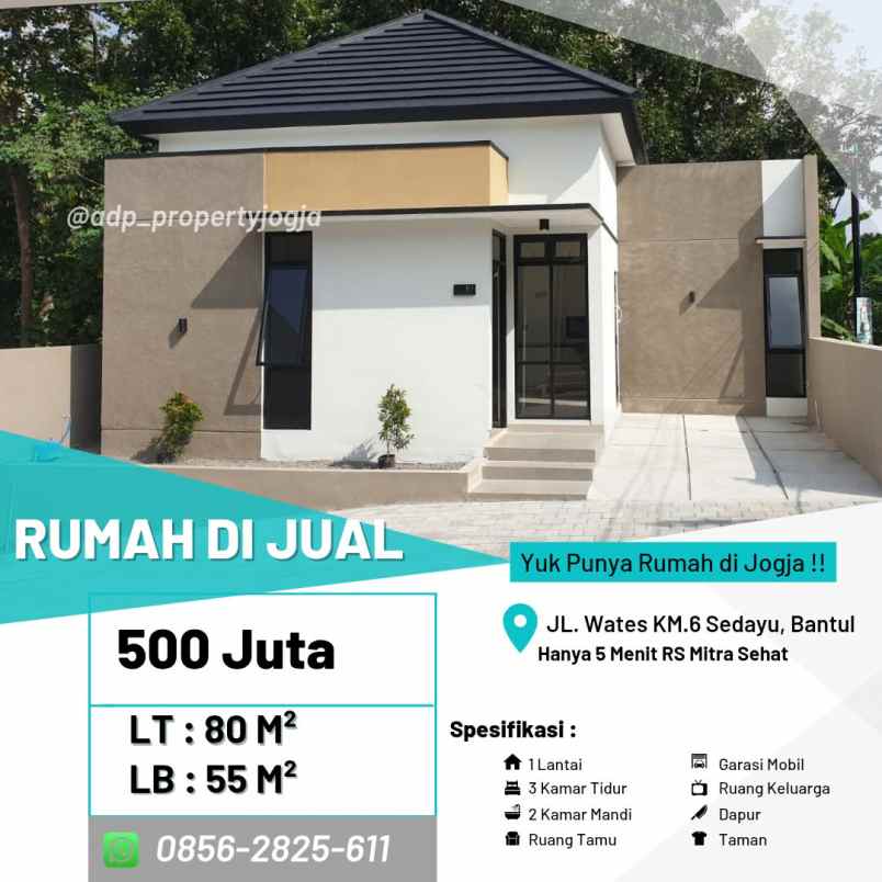 dijual rumah argomulyo sedayu bantul