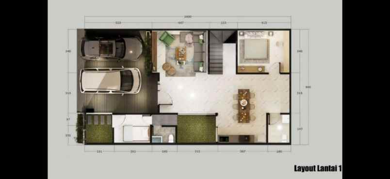 dijual rumah babatan pantai