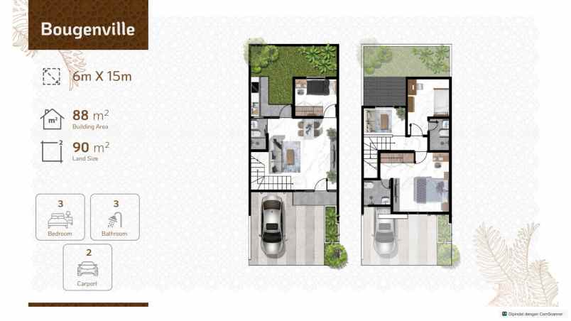 dijual rumah bintara jaya