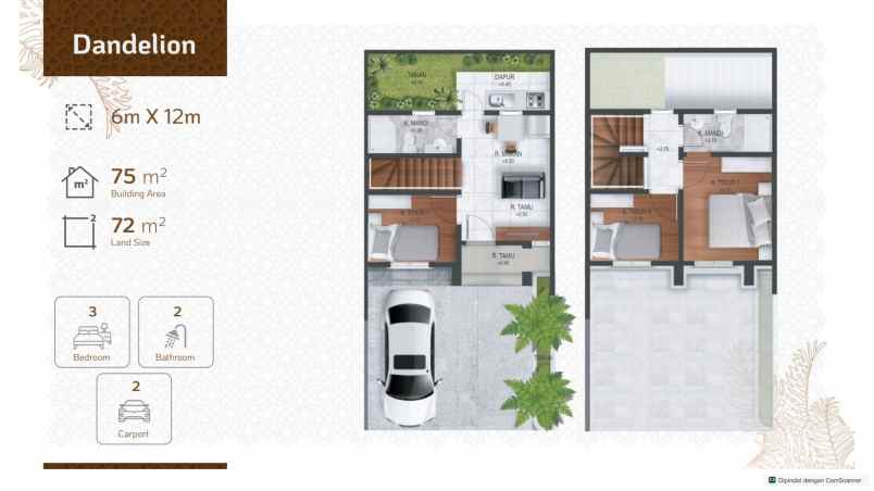 dijual rumah bintara jaya