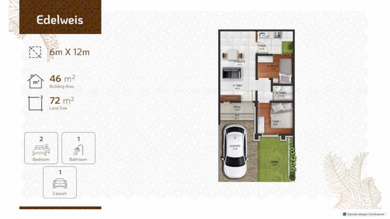 dijual rumah bintara jaya