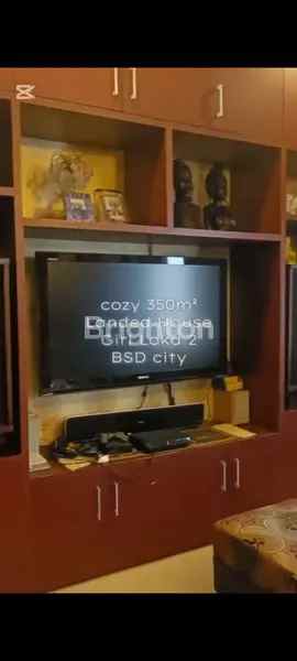 dijual rumah cozy di giri loka bsd tangerang