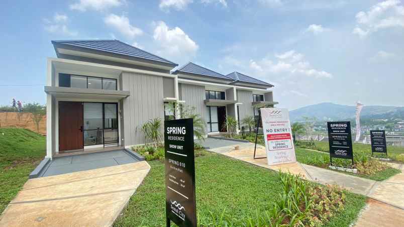 dijual rumah jalan spring sentul city bogor