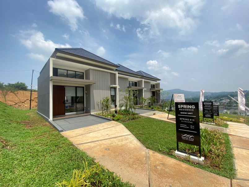 dijual rumah jalan spring sentul city bogor