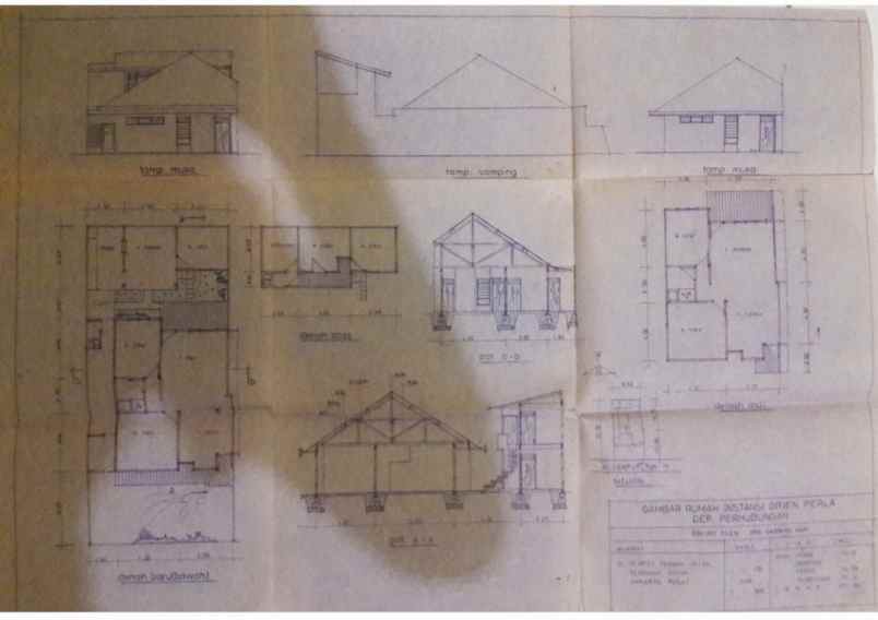 dijual rumah jl cempaka putih tengah xv
