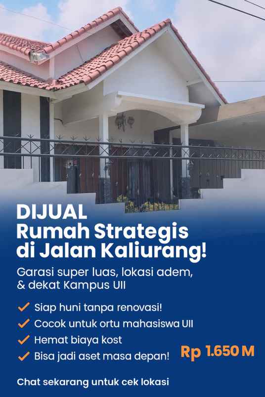 dijual rumah jl pandanaran gang mars