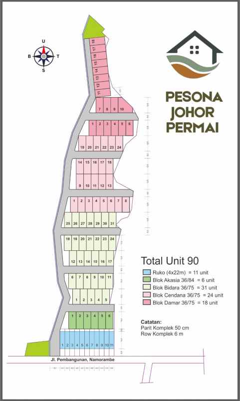 dijual rumah jl pembangunan karya jaya