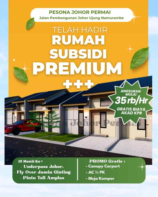 dijual rumah jl pembangunan karya jaya