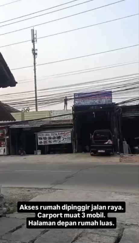 dijual rumah jl raya pondok rajeg