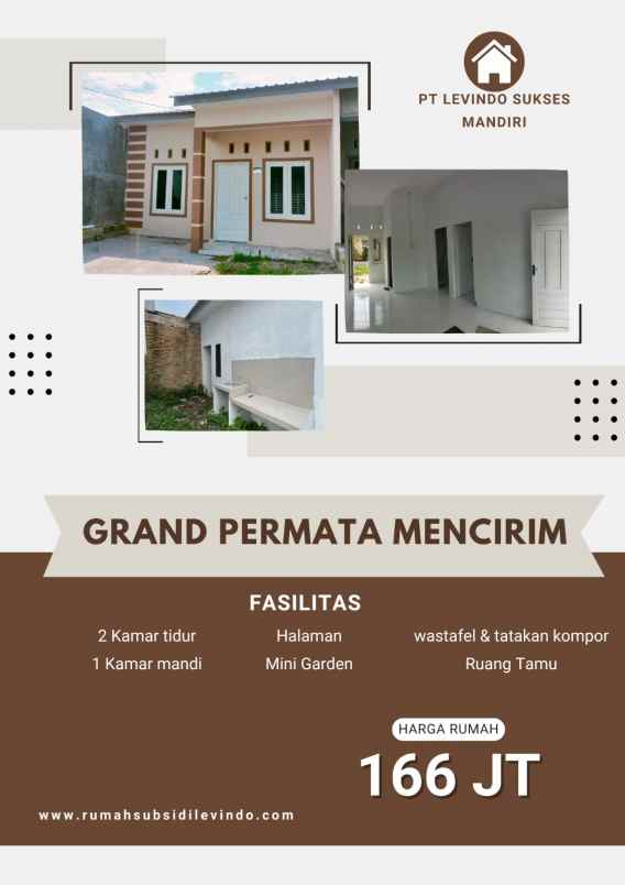 dijual rumah jl sei mencirim