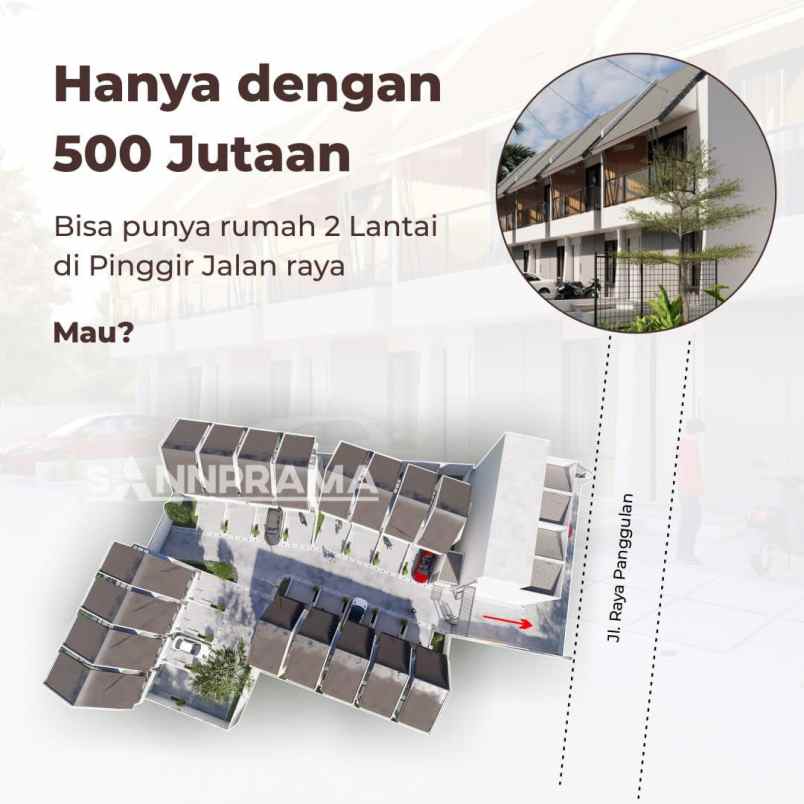 dijual rumah jln sawangan