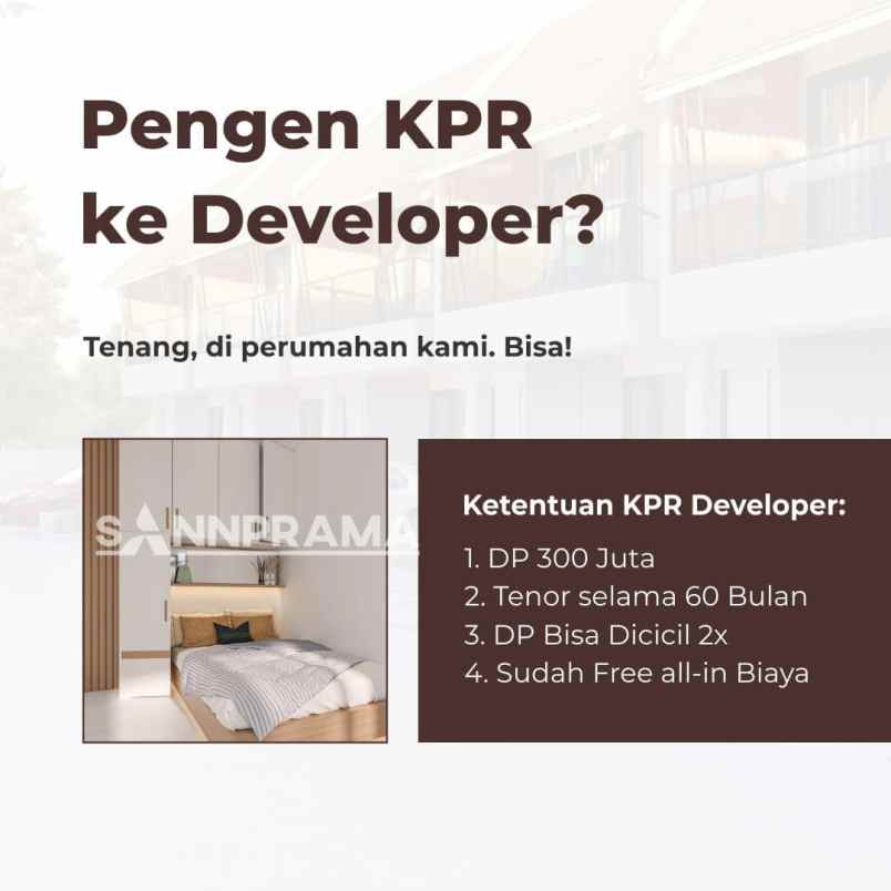dijual rumah jln sawangan