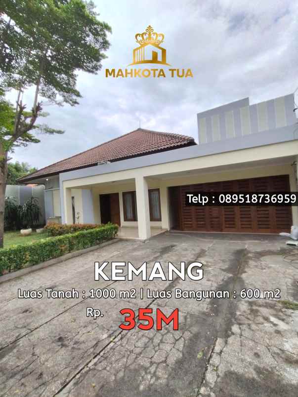 dijual rumah kemang