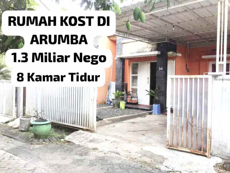 dijual rumah kost 2 lantai di arumba tunggul wulung