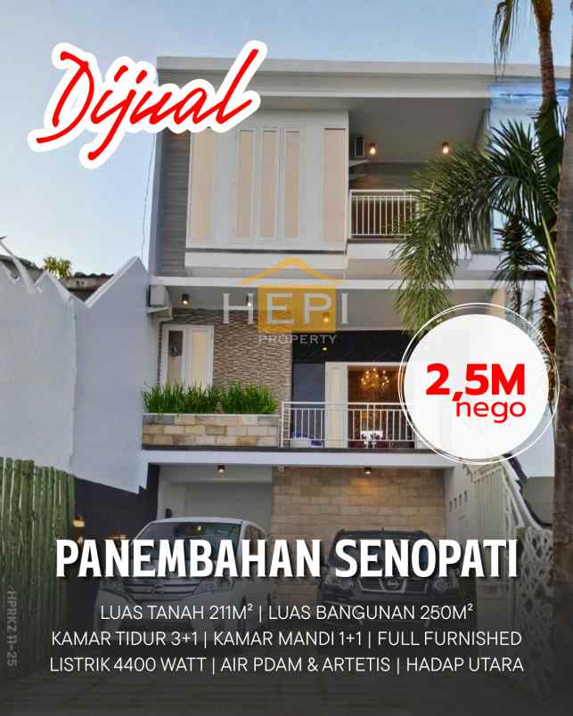 dijual rumah mewah di panembahan senopati semarang