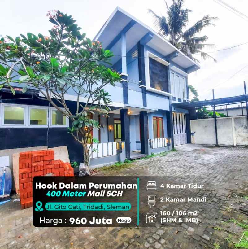 dijual rumah sleman city hall