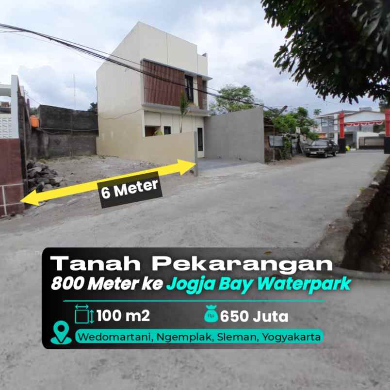 dijual tanah 800 meter ke stadion