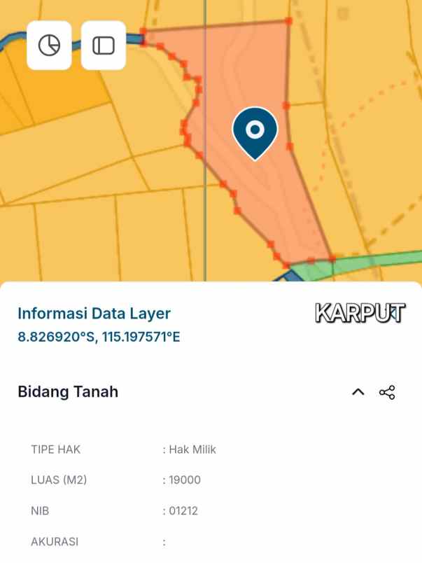 dijual tanah badak agung