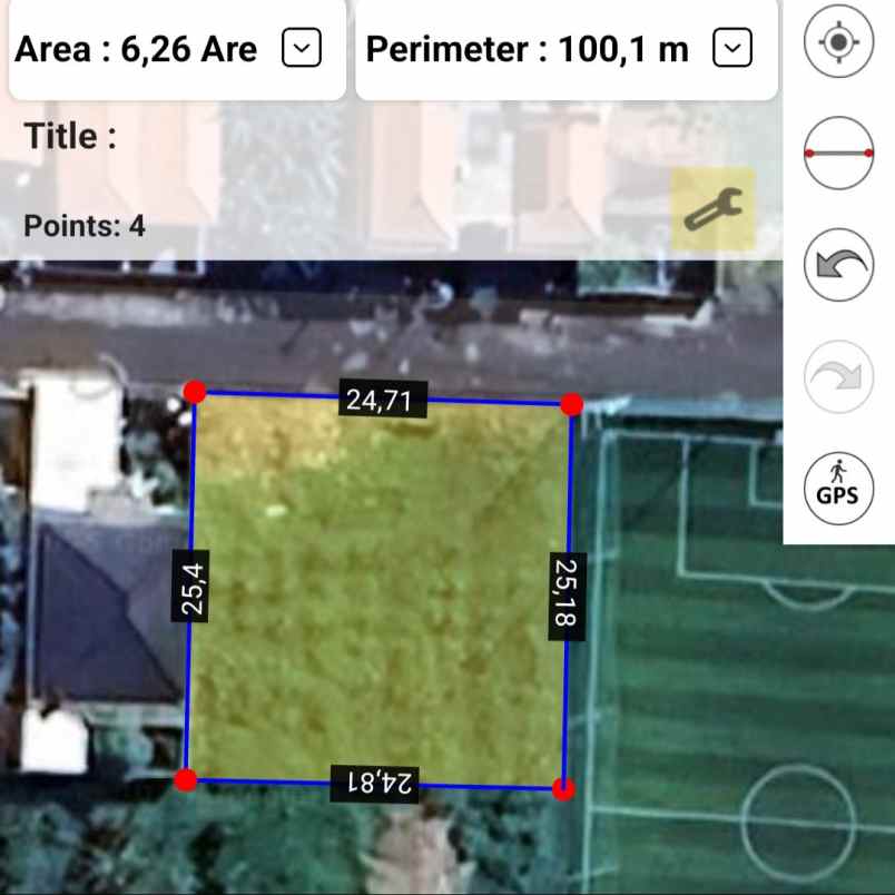 dijual tanah badak agung